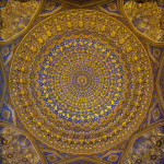 Ceiling Tilla-Kari Medressa, Samarkand
